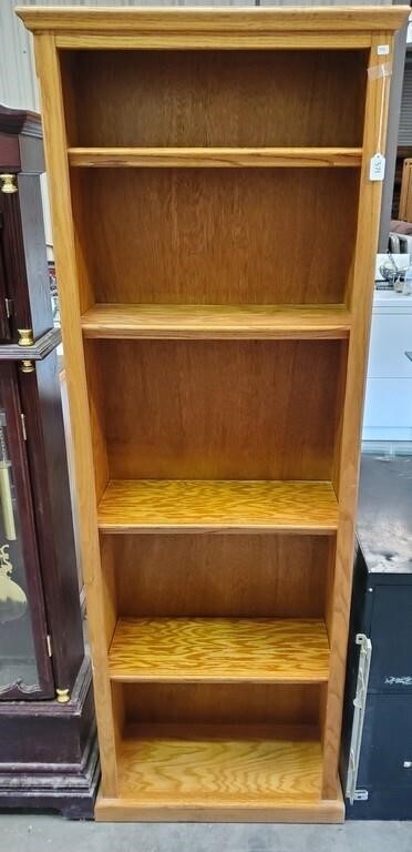 E- Oak Bookcase