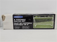 8 FOOT PORTABLE SOCCER NET - NEW IN  BOX