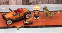 Vtg. tin & wind up toys - not tested