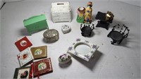 Vintage Miniature Dollhouse Furniture &Other Small