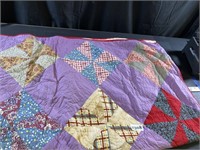 Purple Quilt - Neat Patterns