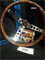 Steering Wheel 13 Inch, with Adapter Kit