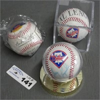 Phillies Signed Balls & Babe Ruth Commemorative