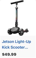 Light up kids scooter