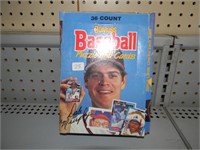 Box of Donruss Baseball Puzzle & Cards