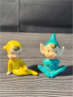 Japanese VTG Elf Figurines 2.5"