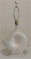 Vtg. Sea Shell Pearlescent Art Deco Electric