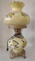 Vtg. Victorian Style Double Globe Electric Lamp