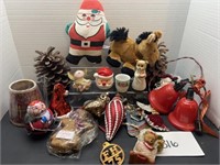 Vintage Christmas; ornaments; Santa & more