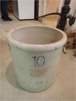 Red Wing 10 Gal. Stoneware Crock-Hairline Crack!