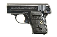 COLT 1908 VEST POCKET SEMI AUTO PISTOL.