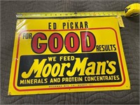 Moor Mans Tin Sign