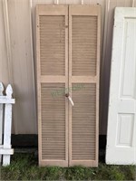 Tan shutter door
