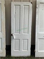 White vintage door