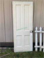 White Vintage door