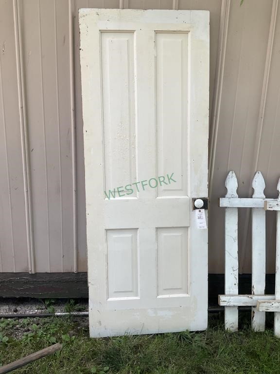 White Vintage door