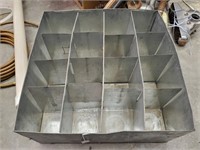 Metal Box With (16) 5 1/2"x5 1/2" Squares