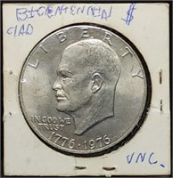 1976 Bicentennial Ike Dollar BU