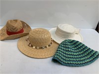 Ladies woven and straw Hats
