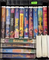 Walt Disney VHS movies