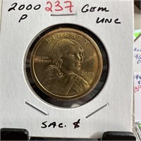 2000 GEM UNC SACAGAWEA DOLLAR