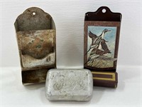 Match Boy Holders, Soap Holder