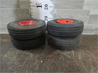 SET OF 4 UTILITY WHEELS