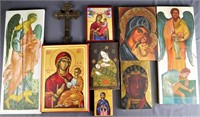 Religious Icon Art Lot