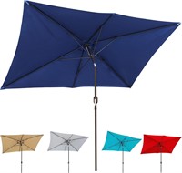 $60  Blissun 10' Rect. Patio Umbrella with Tilt (N