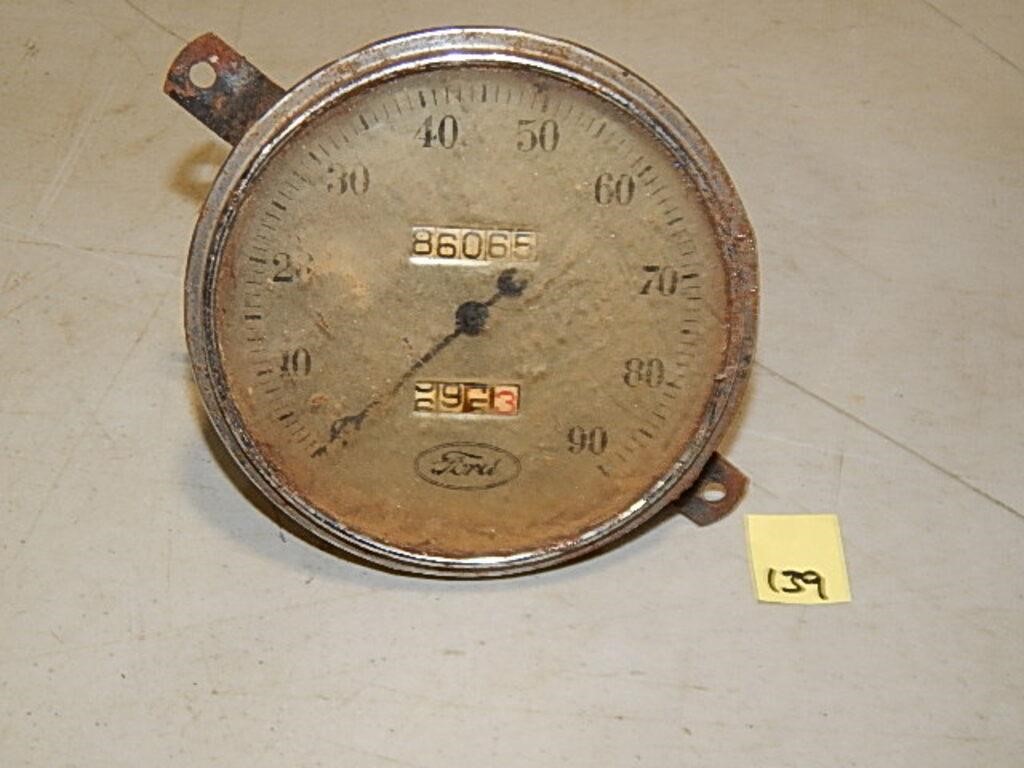 Antique Ford Speedometer