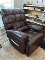 2nd of 2 Like new Leather power recliner Lift Chai