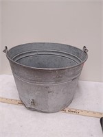 Galvanized bucket