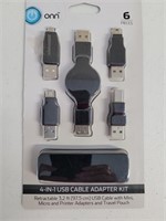 4-in-1 USB Cable Adapter Kit by ONN