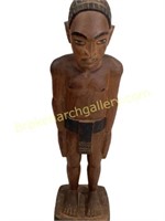 African Tribal Carved Icon, Book
