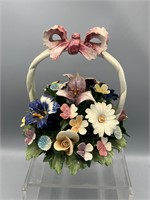 Capodimonte Rioleva flower basket