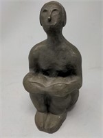 Clay/terracotta sculpture approx 5" x 6" x 9"
