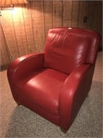 Modern Retro Style Red Leather? Chair Nice