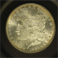 US Silver Coin 1884-O Morgan Silver Dollar $1, Cir
