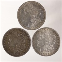 Morgan Silver Dollars (3)