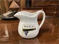 McCoy Welch’s grape juice pitcher 6” tall