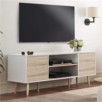 Wampat Mid-Century Modern TV Stand for TVs up to 6
