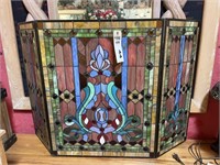 Stained glass divider 44"Wx28"T