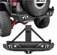 Jeep Wrangler JK Rear Bumper & Tire Rack