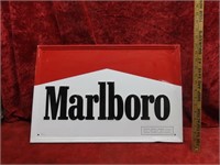Marlboro Cigarette metal sign.