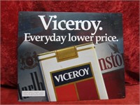 Viceroy Metal cigarette sign.
