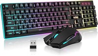 RedThunder K10 Wireless Gaming Keyboard and Mouse