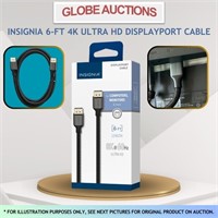 INSIGNIA 6-FT DISPLAYPORT CABLE (4K ULTRA HD)