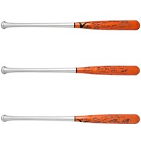 2022 World Series Champion Autographed Orange Bat