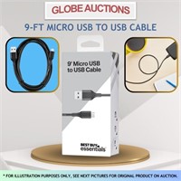 9-FT MICRO USB TO USB CABLE