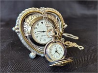 Brighton Vanity Clock & Pocketwatch Necklace